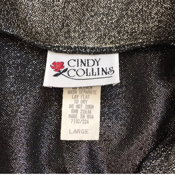 Vintage Silver Sparkle Button Down - Picture 6 of 7